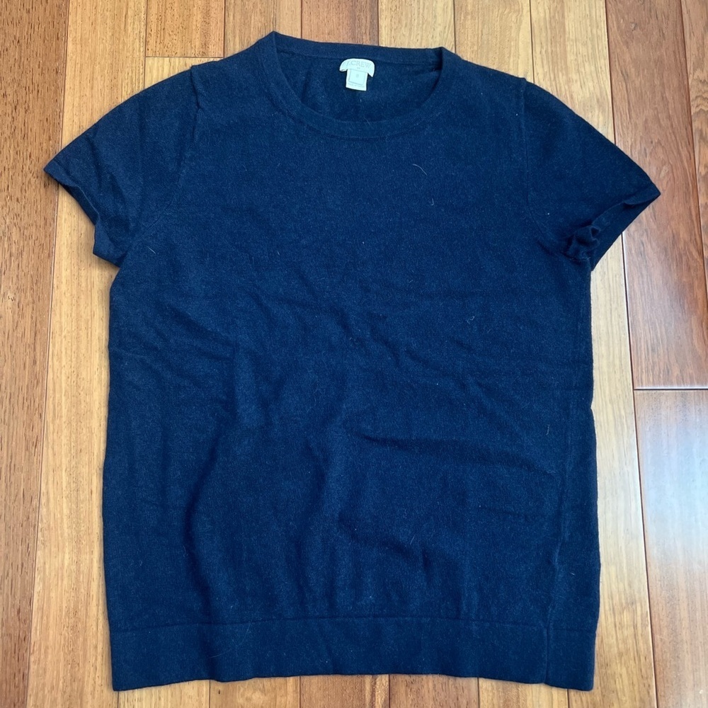 J.Crew Merino Wool Blend Women's Short Sleeve Top- M